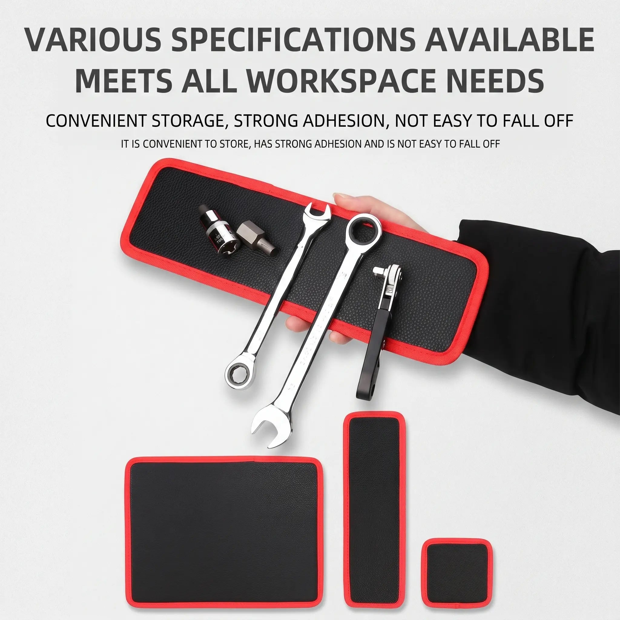 Magnetic Tool Mat & Holder | 12.8"x9.8" Flexible Magnetic Tray for Garage Workshop, Scratchproof PVC Surface with Non-Slip Grip | Auto Repair, Toolbox Organizer for Mechanics & DIY fathersdaygift