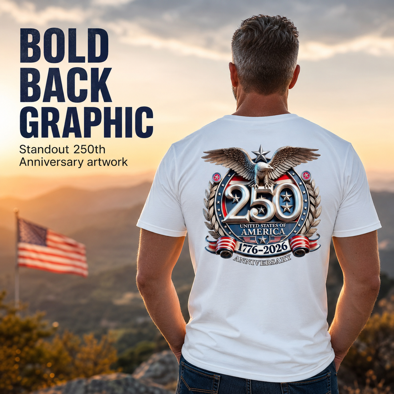 🇺🇸 250th Anniversary Patriotic Freedom T-Shirt