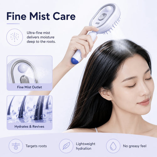 3-in-1 Scalp Spa: Red Light & Misting Detangler