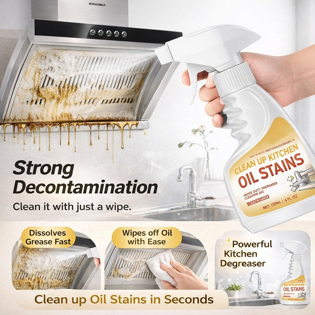 🔥Last Day 49% OFF - 🫧✨Heavy Oil Stain Cleaner Spray