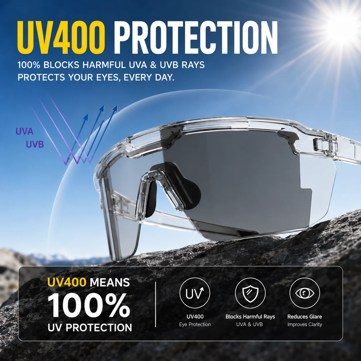 Free shipping//Photochromic Polarized Safety glasses,Sunglasses for Men & Women Oversized Vintage UV400 Y2K Aviator Eyewear Ideal for Fishing, Golf, Cycling, Driving, and Sports