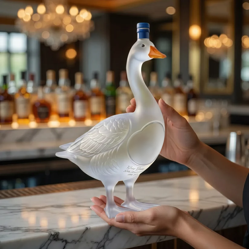 🥃✨3D Sculpted Swan Bottle – Luxury Collector’s Decanter Gift 🦢🔥