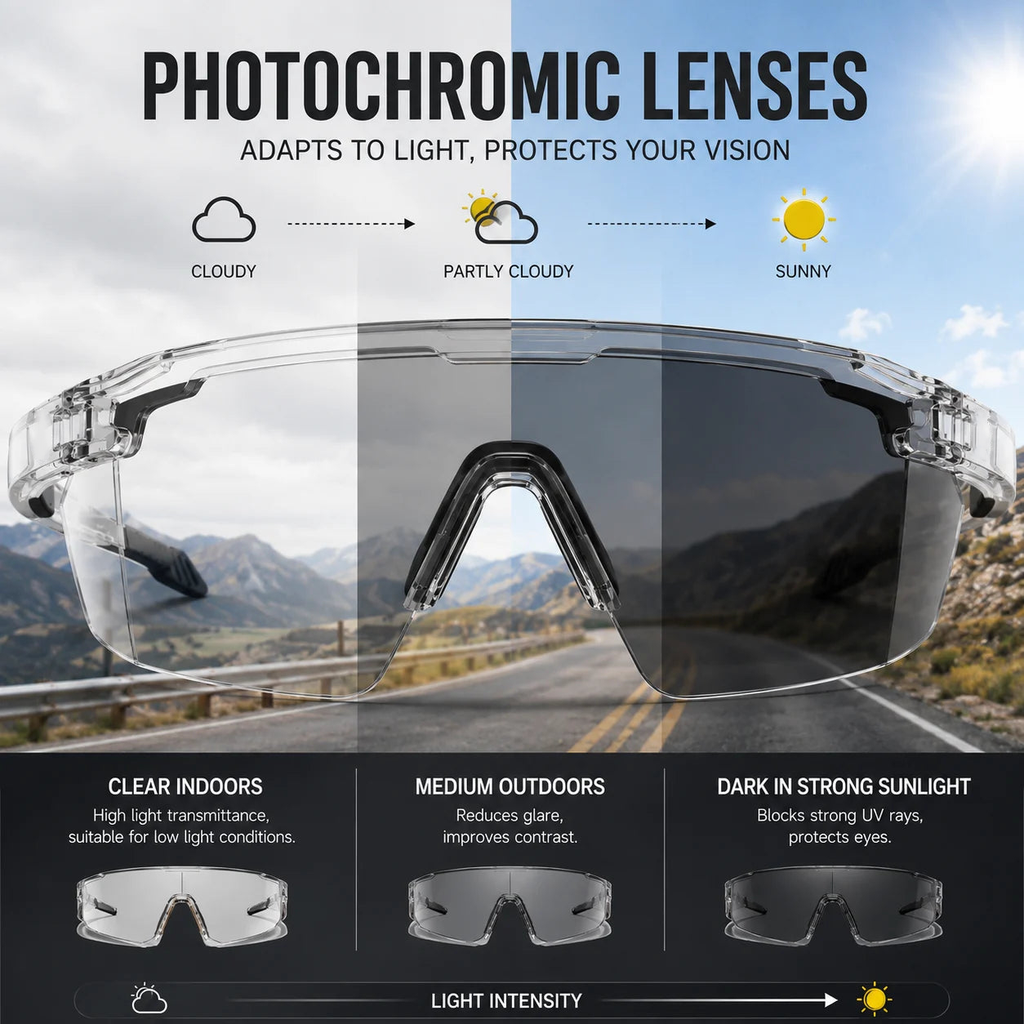 Free shipping//Photochromic Polarized Safety glasses,Sunglasses for Men & Women Oversized Vintage UV400 Y2K Aviator Eyewear Ideal for Fishing, Golf, Cycling, Driving, and Sports
