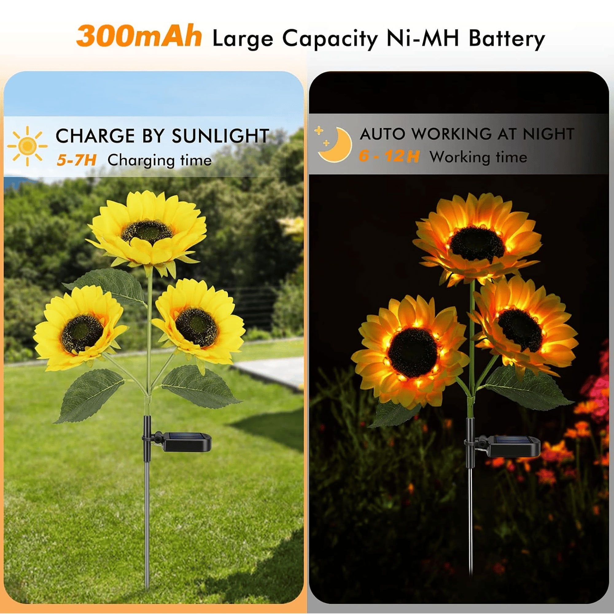 🌻 49% OFF🔥Solar Sunflower Garden Lights: Illuminate Your Outdoors with Sun-Kissed Charm