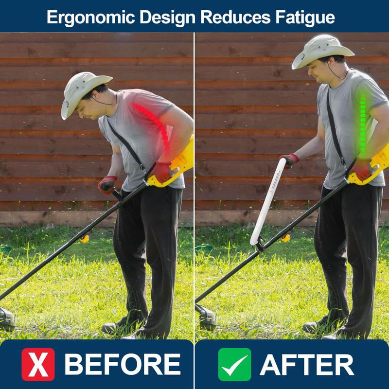 🔥 Best-Seller – Ergonomic String Trimmer Handle Extension for Better Grip & Control 🌿