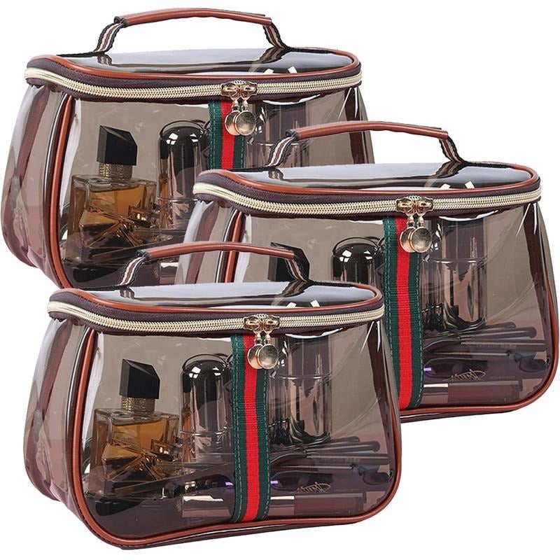 💕Hot sale 49% OFF💖✨ 3PCS New Retro Vintage Vanity Bag, Large Capacity Makeup Organizer for Women