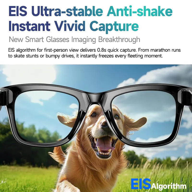 😎Next-Gen AI Smart Glasses – 8MP Camera, 160+ Languages & Hands-Free Video