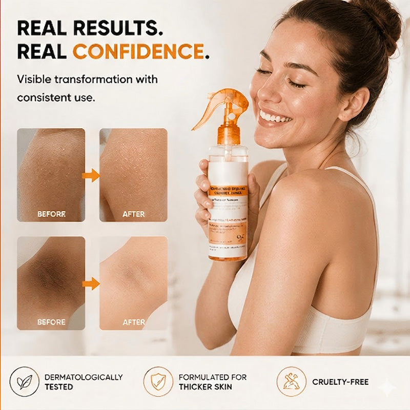 PEEL SHOT 99% Kojic Acid + Turmeric Body Exfoliating Spray