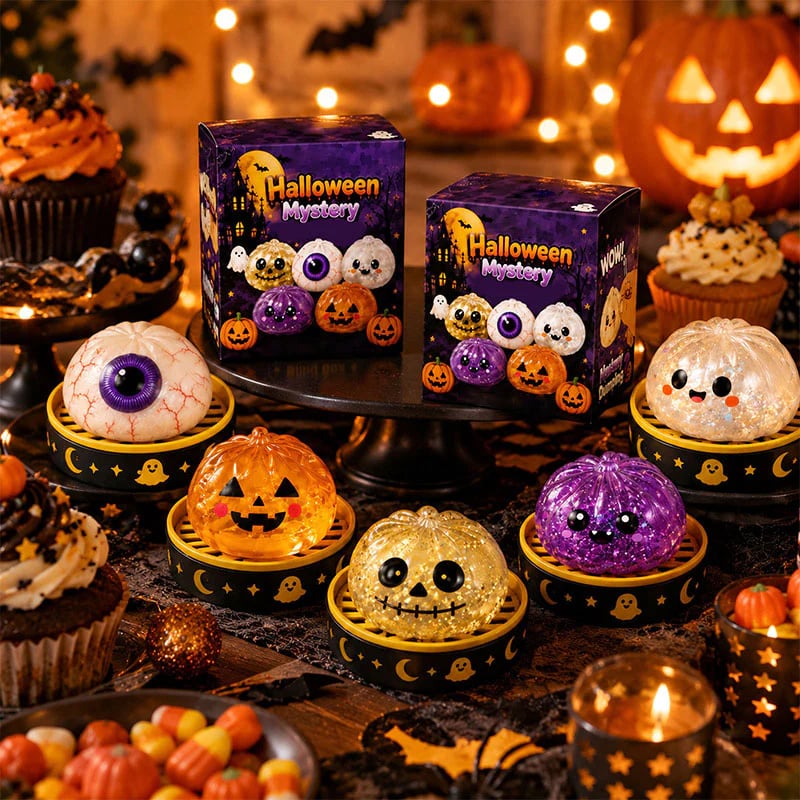🎃 Halloween Dumpling Squeeze Squishy Toy