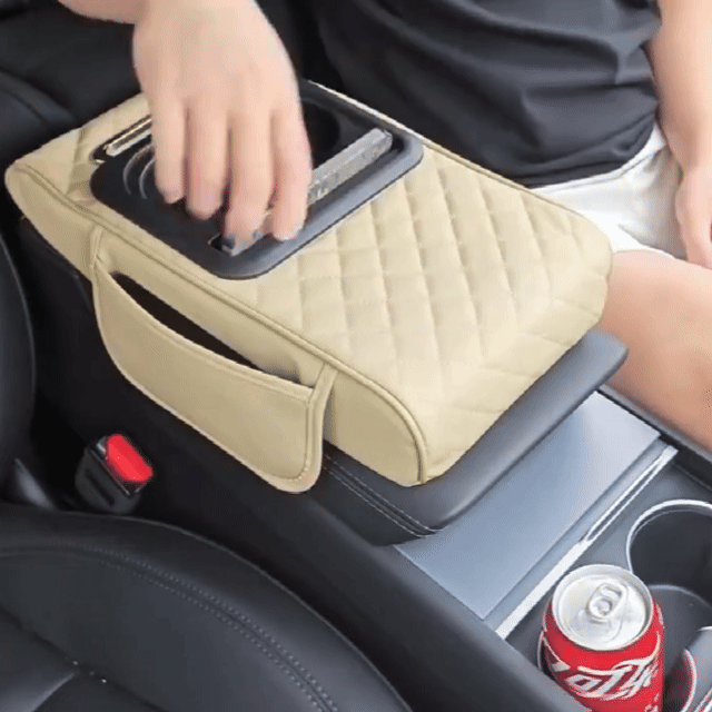 Multifunctional PU Leather Car Armrest Box Mat🚗