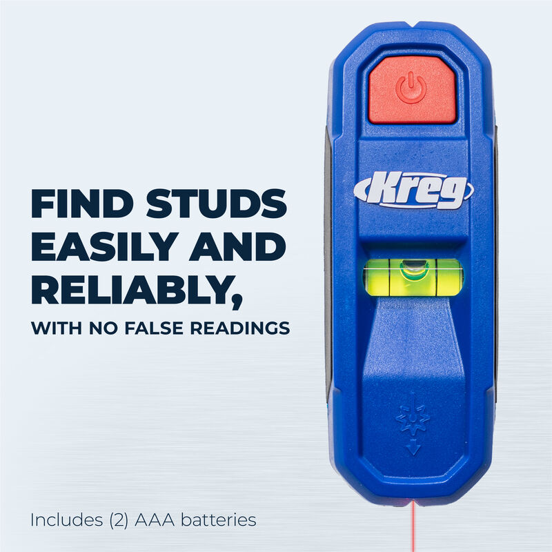 🔍Kreg Laser-Mark Stud Finder – No Missed Studs. No Extra Holes.