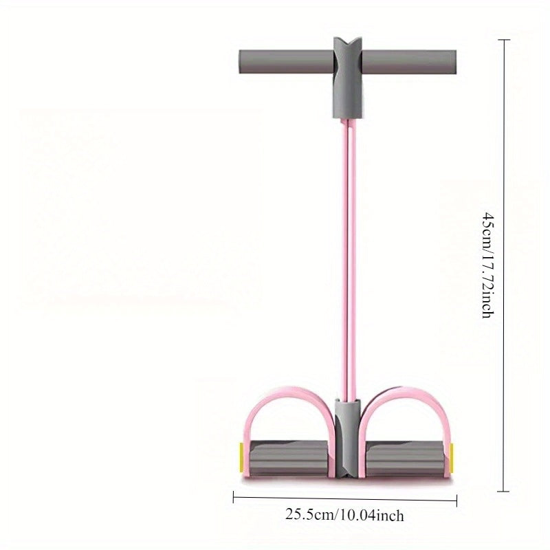 Bestselling Upgraded 4-Tube Foot Pedal Resistance Band for Home Workouts