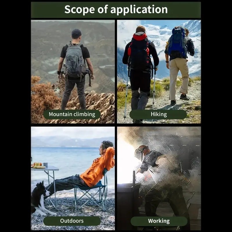 🔥LAST DAY 50% Men's - Waterproof Tactical Work Pants - Solid Color with Multi-Pockets for Outdoor Activities