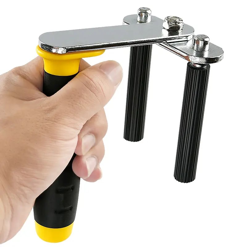 Lifting Clamp,Multi-Material Grip for Glass,Stone,Wood & Aluminum Doors/Windows - Heavy-Duty Hand Tool with Non-Slip Pads Hardware