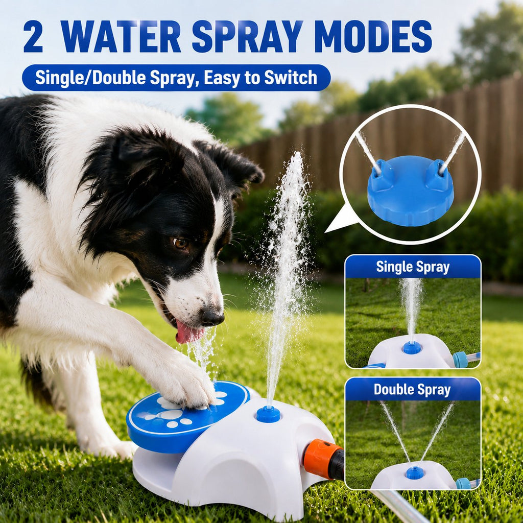 Outdoor Step-On Dog Water Fountain