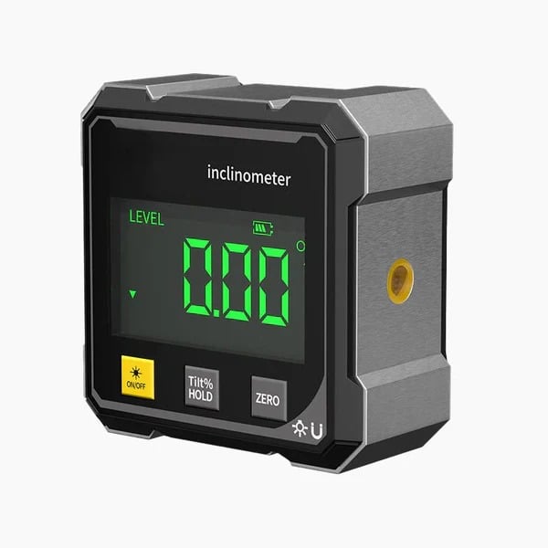 🔥LAST DAY 49% OFF - 🛠️4-Side Magnetic Digital Angle Gauge with Laser