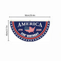 🗽USA 250th Anniversary Patriotic Fan Flag – Half-Round Porch Banner for 2026 Celebration🦅