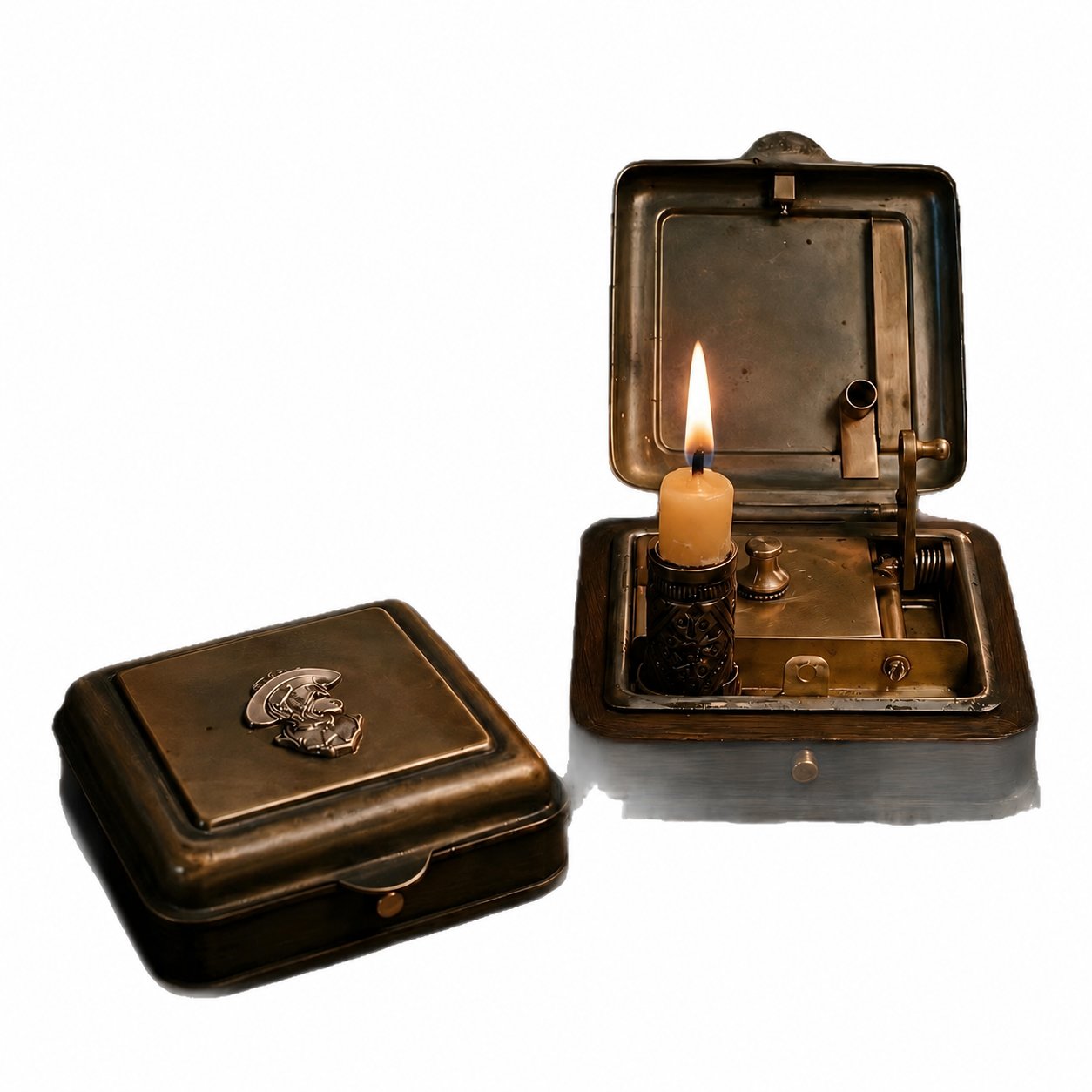 Best gift for father 's day 🎁🕯️19th Century Mechanical Candle Box