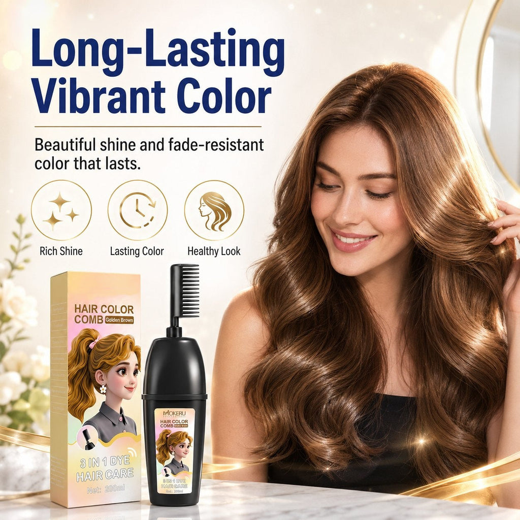 🔥LAST DAY 49% OFF -3-in-1 Instant Hair Color Comb