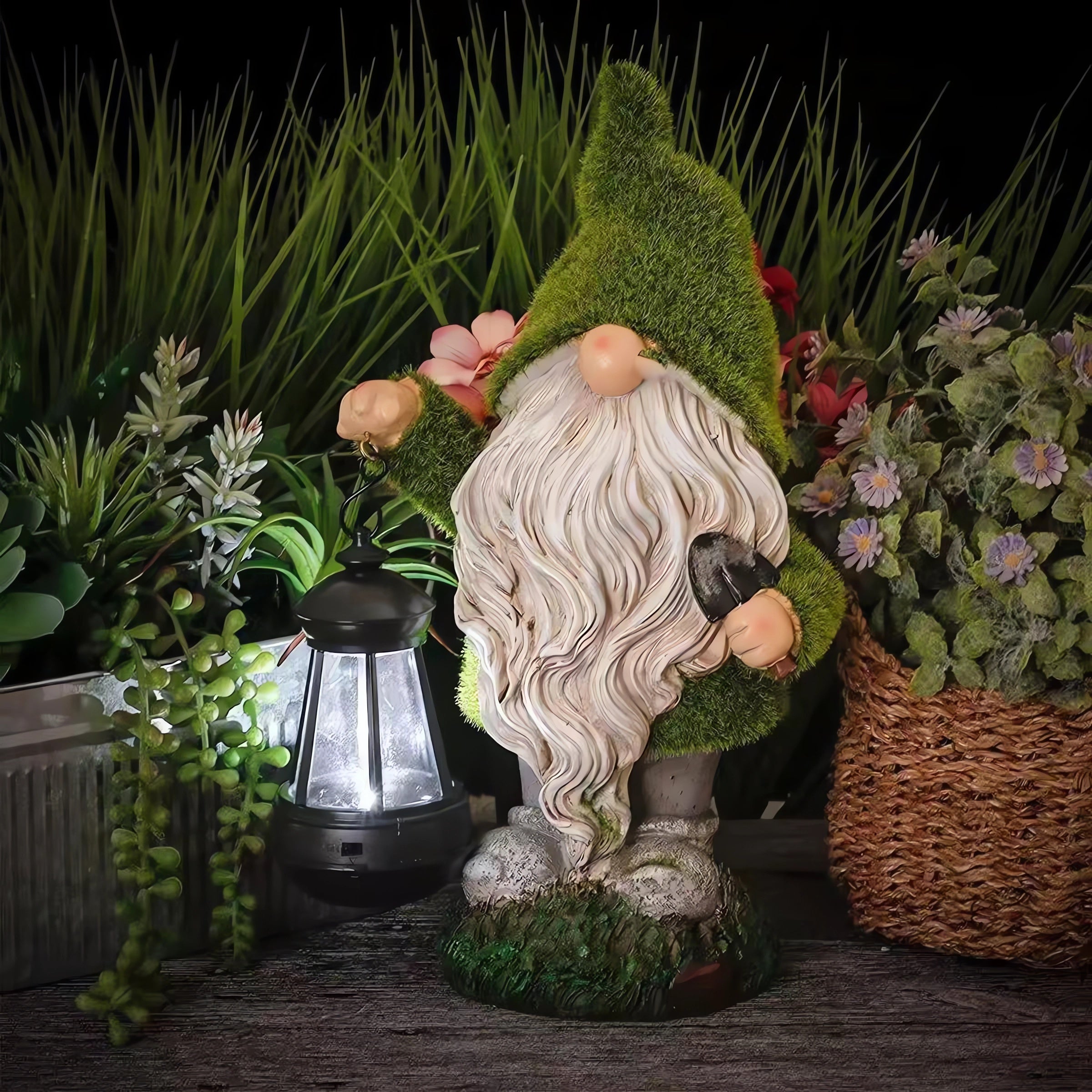 🌺Summer Sale 49% OFF🔥Outdoor Garden Gnomes with LED Solar Light