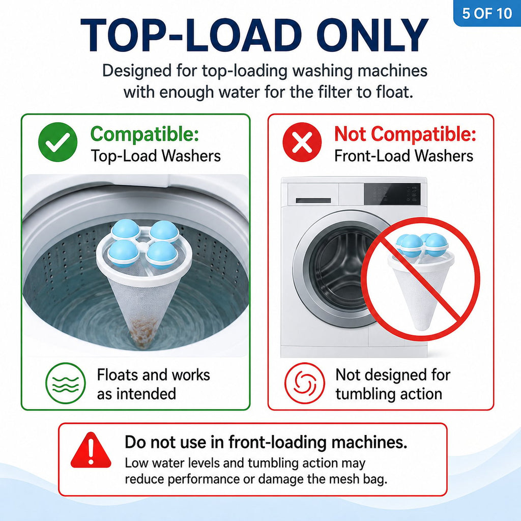 Floating Lint & Hair Catcher
