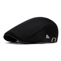 Men's Breathable Mesh Flat Cap – Adjustable Newsboy Ivy Beret Summer Hat