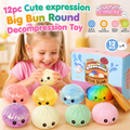 😋12PCS Cute Big Bun Squishy Toys – Super Soft Stress Relief Fidget Set 🍞✨