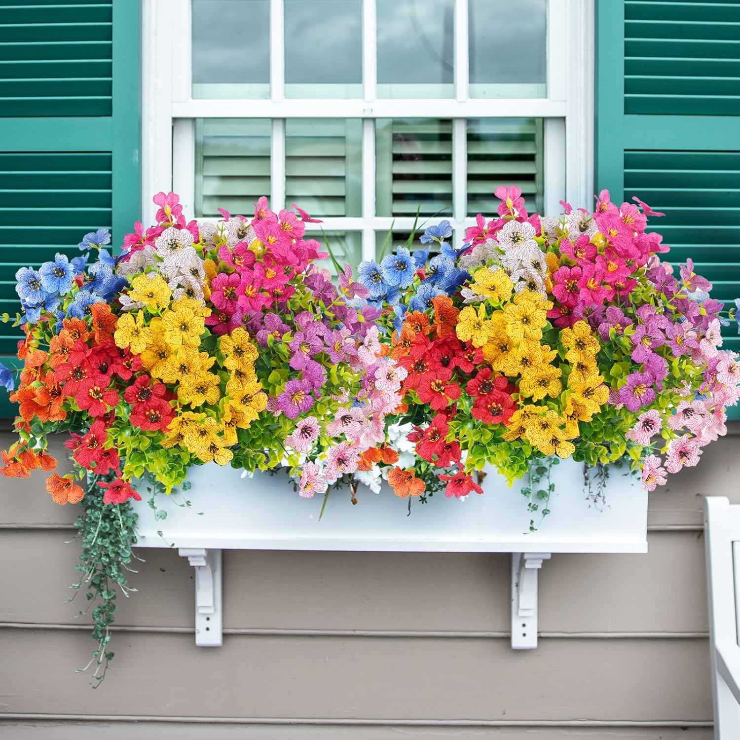 💐 UV-Resistant Colorful Artificial Flowers – 49% OFF Today Only 🌸