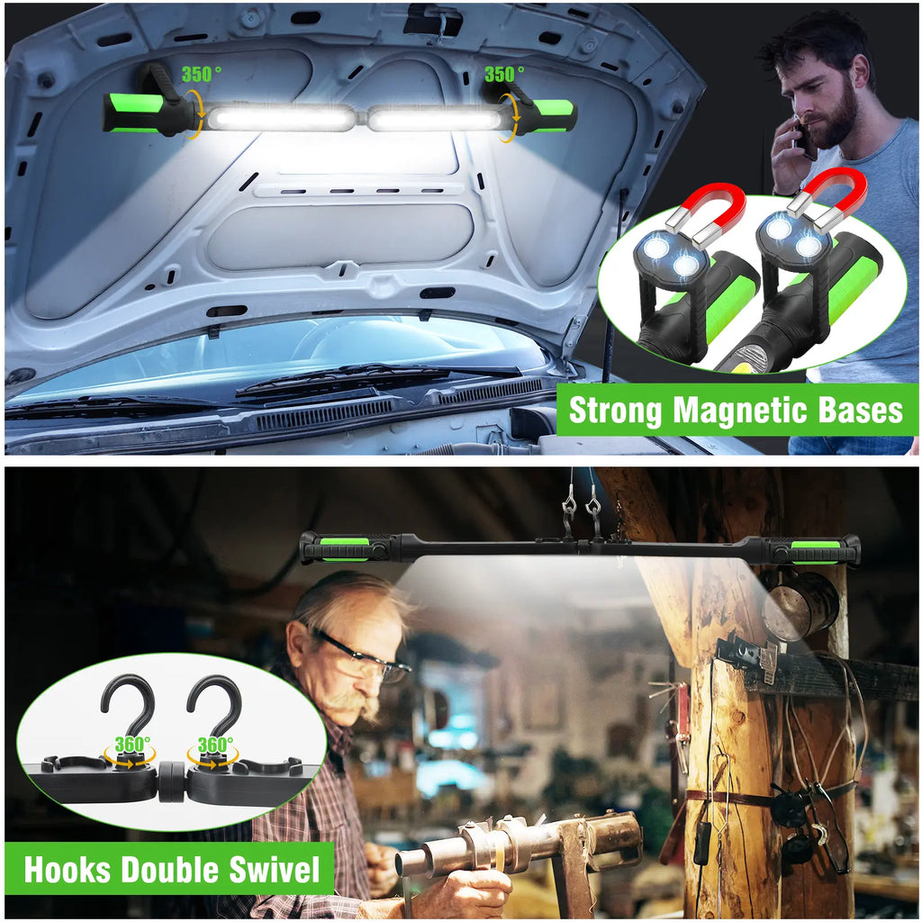 2400LM Rechargeable LED Work Light Bar