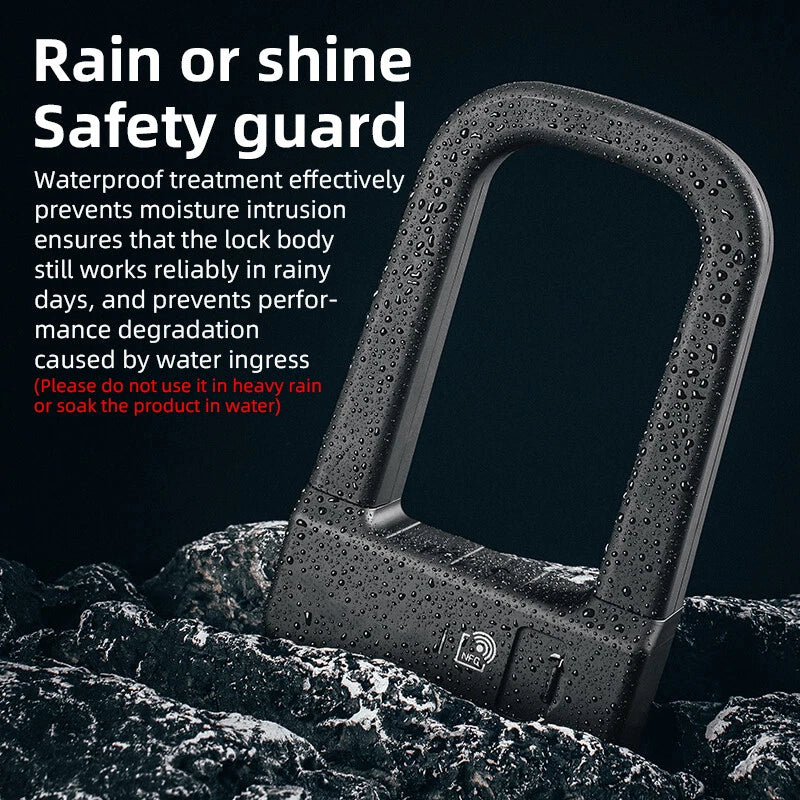 Secure Smart NFC Bicycle U-Lock – Keyless & Ultra Convenient🚲✨