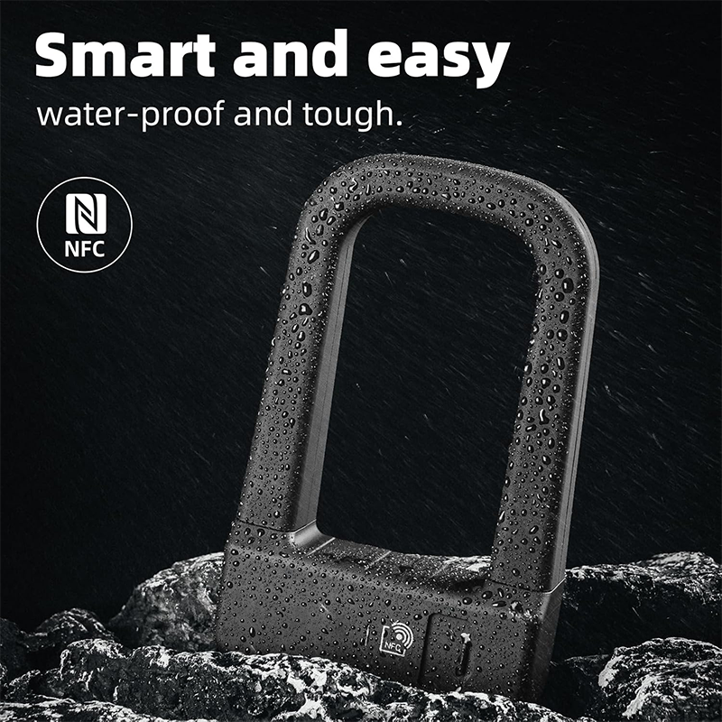 Secure Smart NFC Bicycle U-Lock – Keyless & Ultra Convenient🚲✨