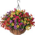 FREE SHIPPING!🔥Simulated Hanging Flower Basket 🌸No Watering💧. No Wilting. Just Perfect Blooms.