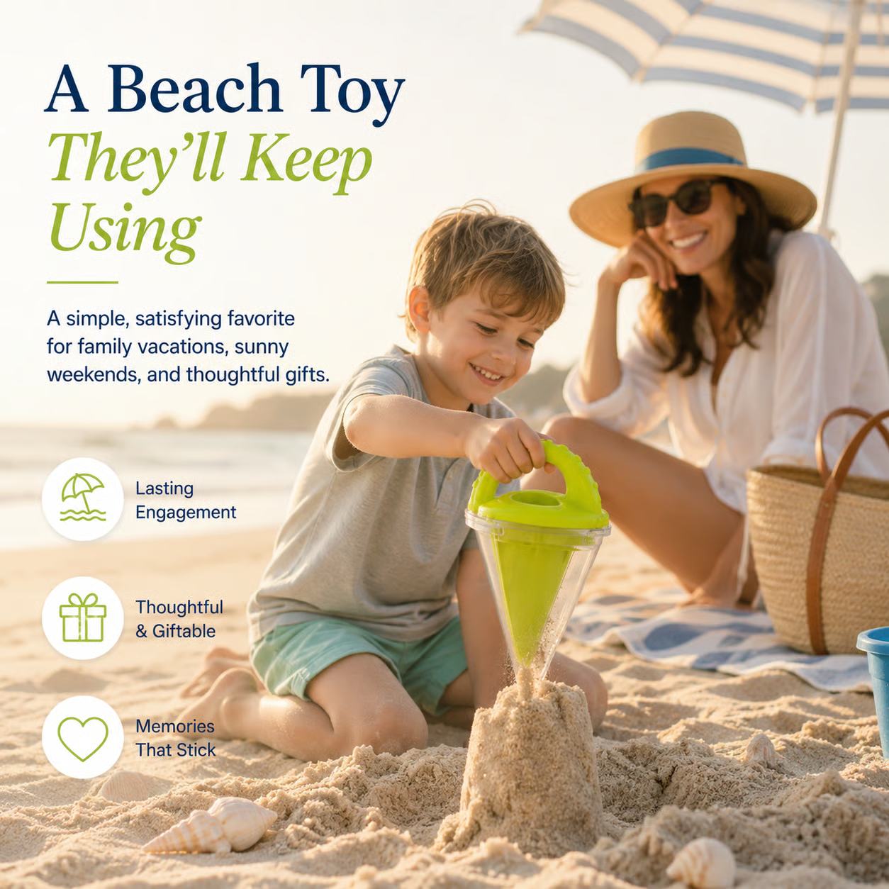 🏖️Spilling Funnel Sand and Water Mixing Toy