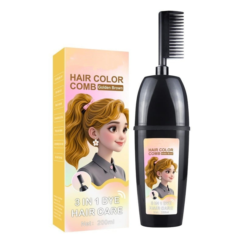 🔥LAST DAY 49% OFF -3-in-1 Instant Hair Color Comb