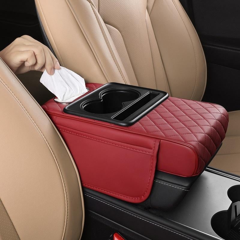 Multifunctional PU Leather Car Armrest Box Mat🚗