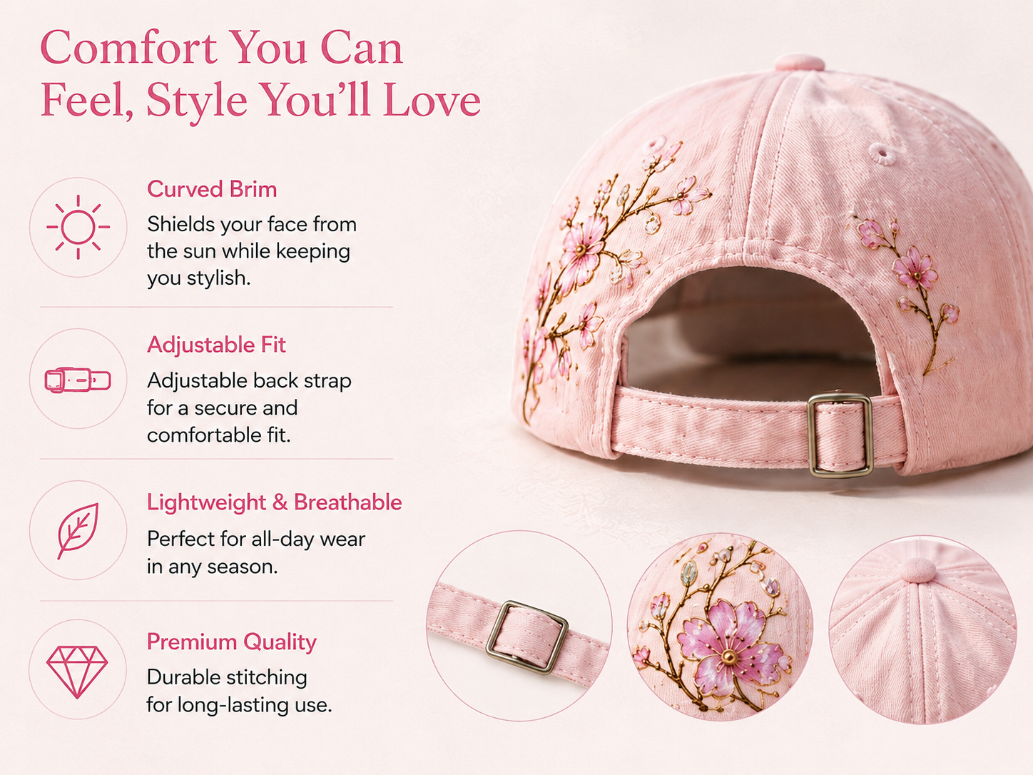 🌸2026 Garden Morning Baseball Cap 🌸