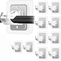A set of 8PCS Curtain Rod Brackets with Clips