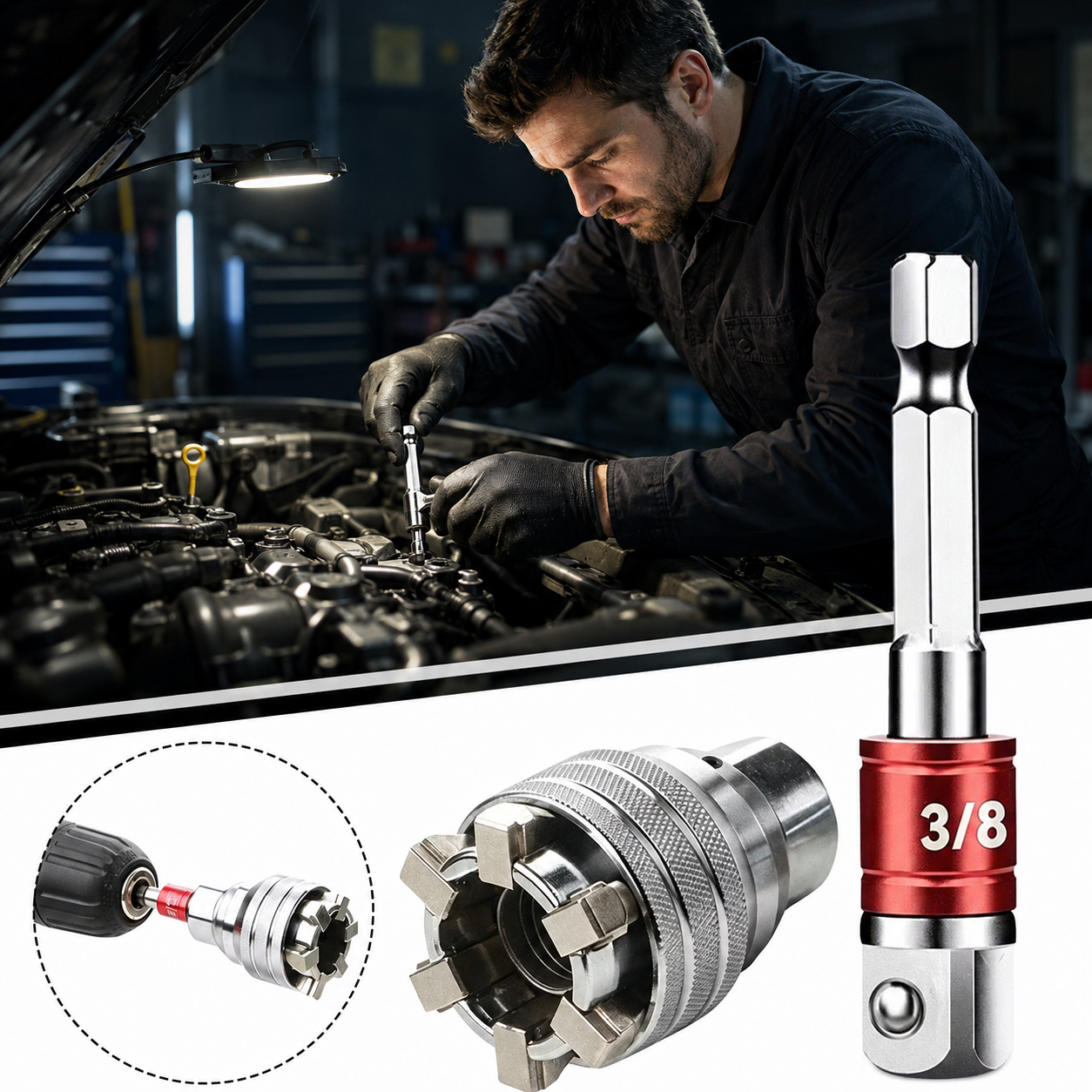 TODAY'S SPECIAL OFFER-50% OFF🔥 MULTI-FUNCTION UNIVERSAL SOCKET WRENCH TOOL - UNIVERSAL MAINTENANCE TOOL