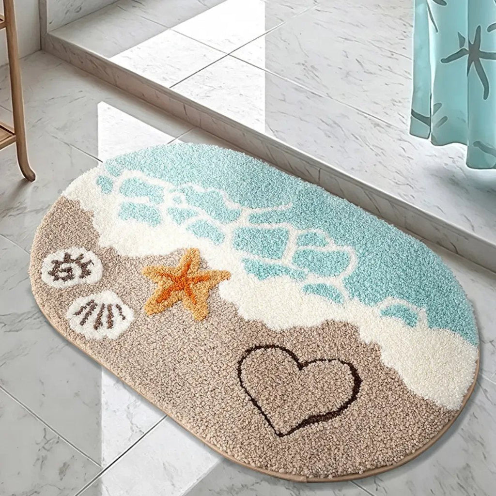 🔥HOT SALE 49% OFF - Ocean-Inspired Premium Microfiber Bath Rug