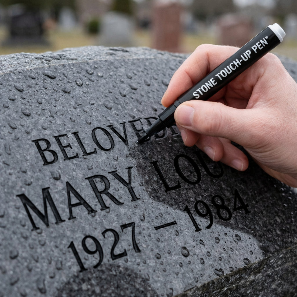 🔥HOT SALE 🐦Golden Tombstone Marker Pen for Restoring Faded Grave Inscriptions