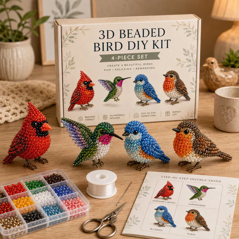 ⏰LAST DAY $20 OFF - 🧵✨ Tiny 3D Beaded Animal DIY Kit!!!