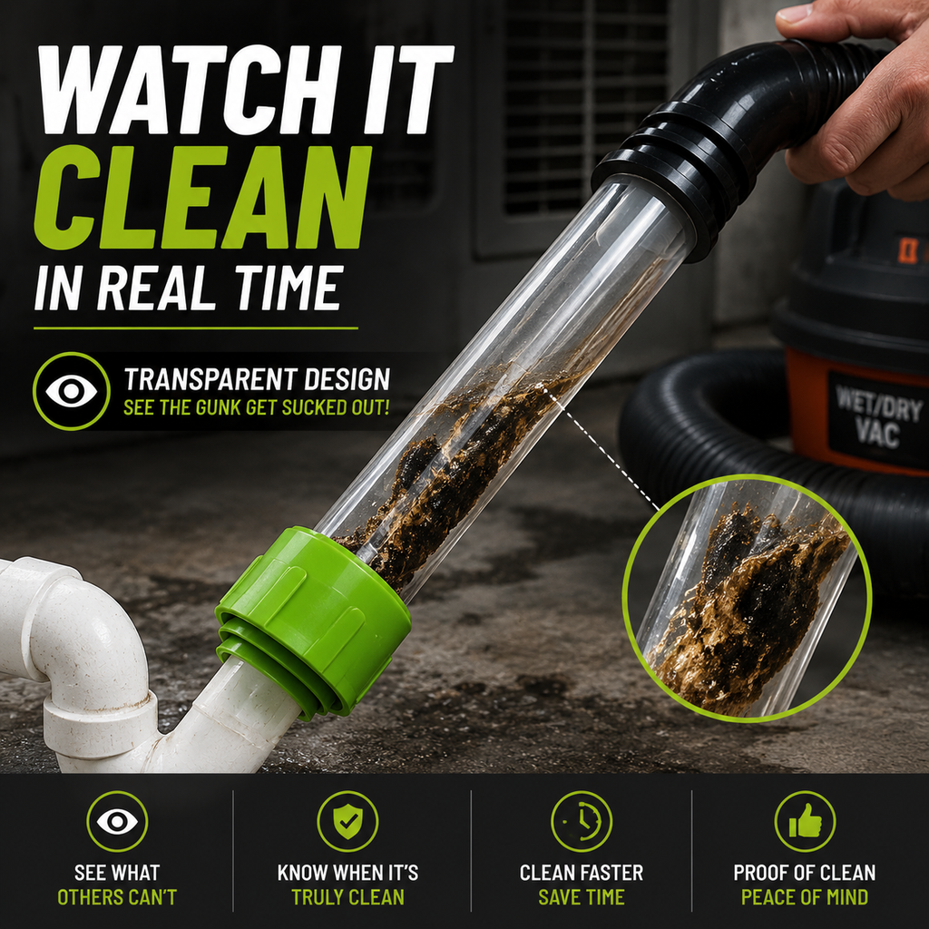 Clear Your AC Drain in Minutes — No Plumber Needed
