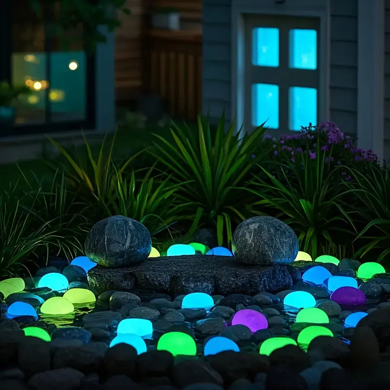 🏆Flash Sale⚡ 50K+ SOLD! Almost Gone-💥Glow In The Dark Rocks - Illuminate Your Outdoors with Enchanting Glow!