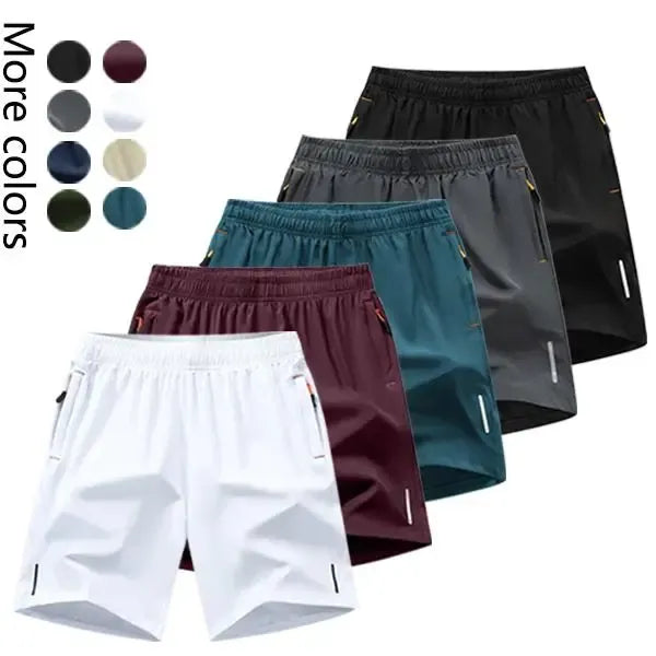 🎉 Men's 5-Pack Quick-Dry Shorts – Lightweight Breathable Athletic & Casual Shorts