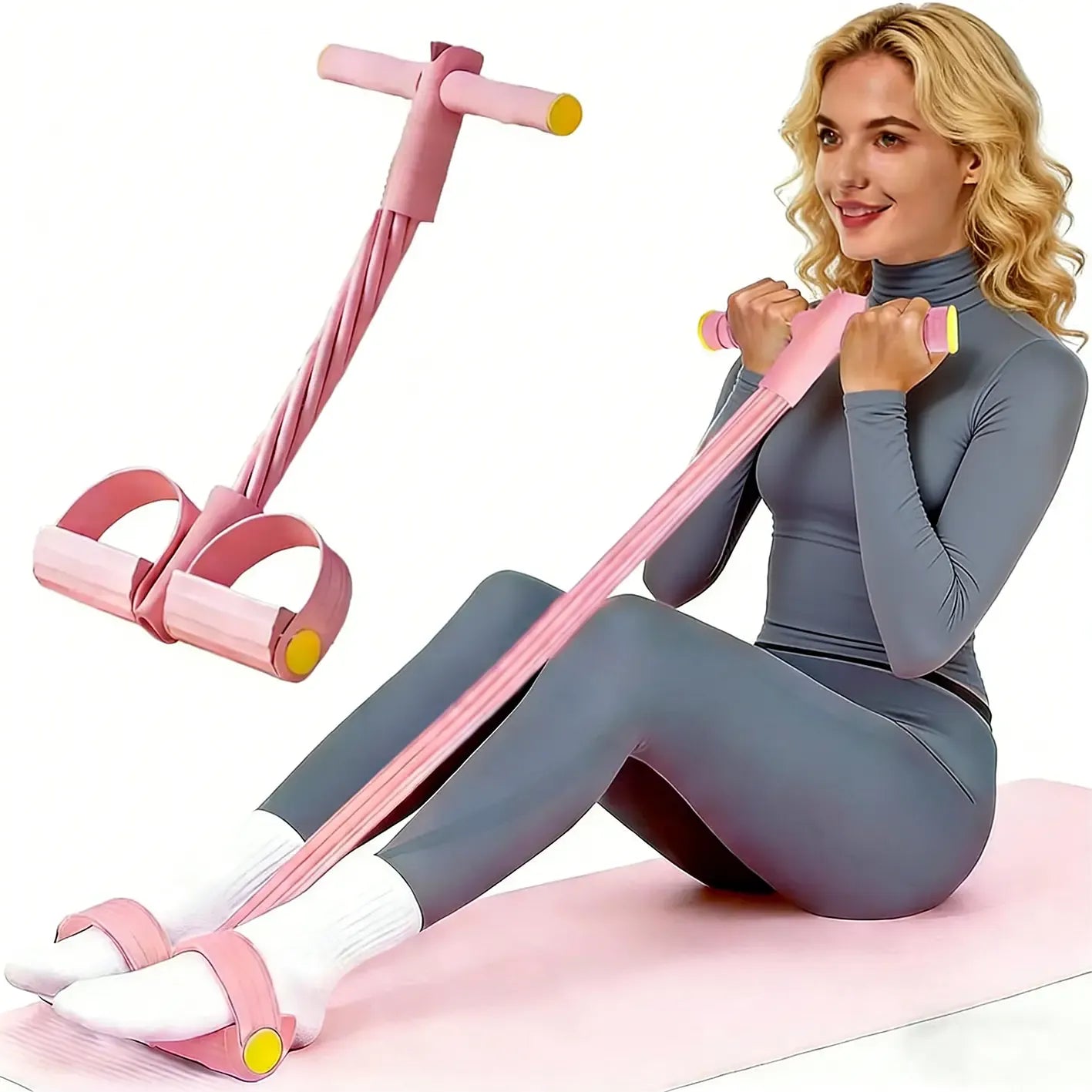 🧘♀️Multi-functional Pedal Resistance Band Trainer
