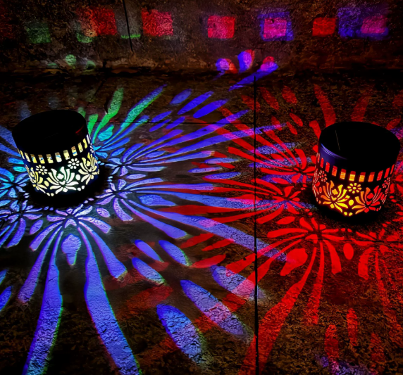 🏡Mandala Pattern Solar Wall Light Garden Yard Ambient Lighting