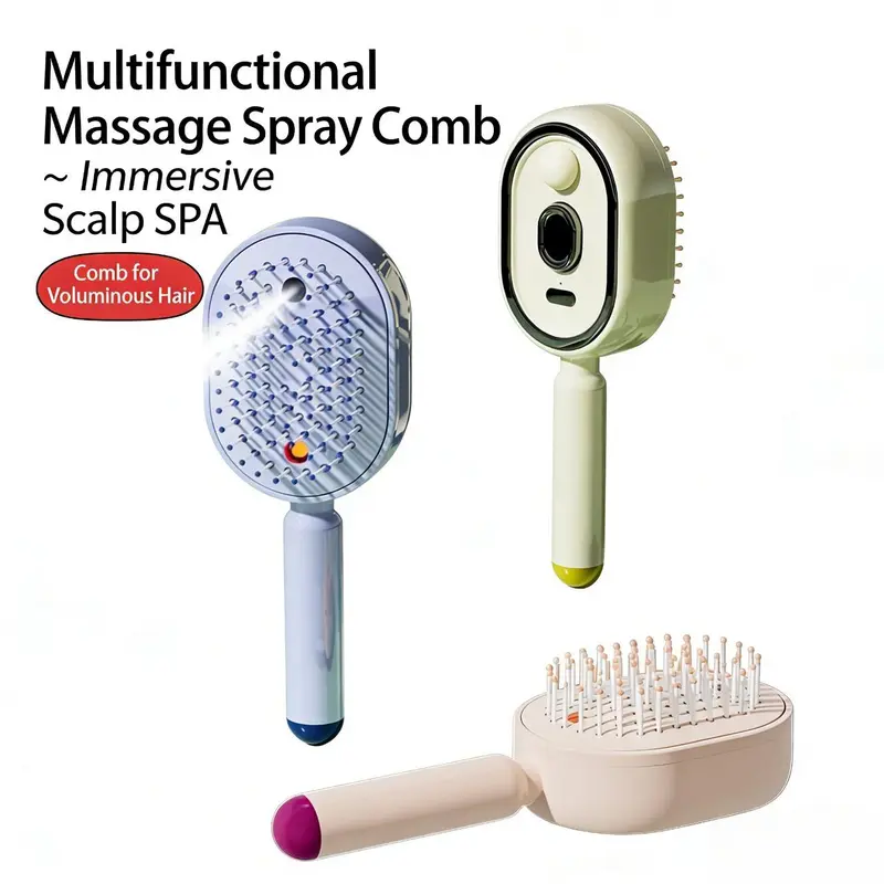 🔥Day Sale 50% OFF🔥Electric Spray Air Cushion Massage Comb