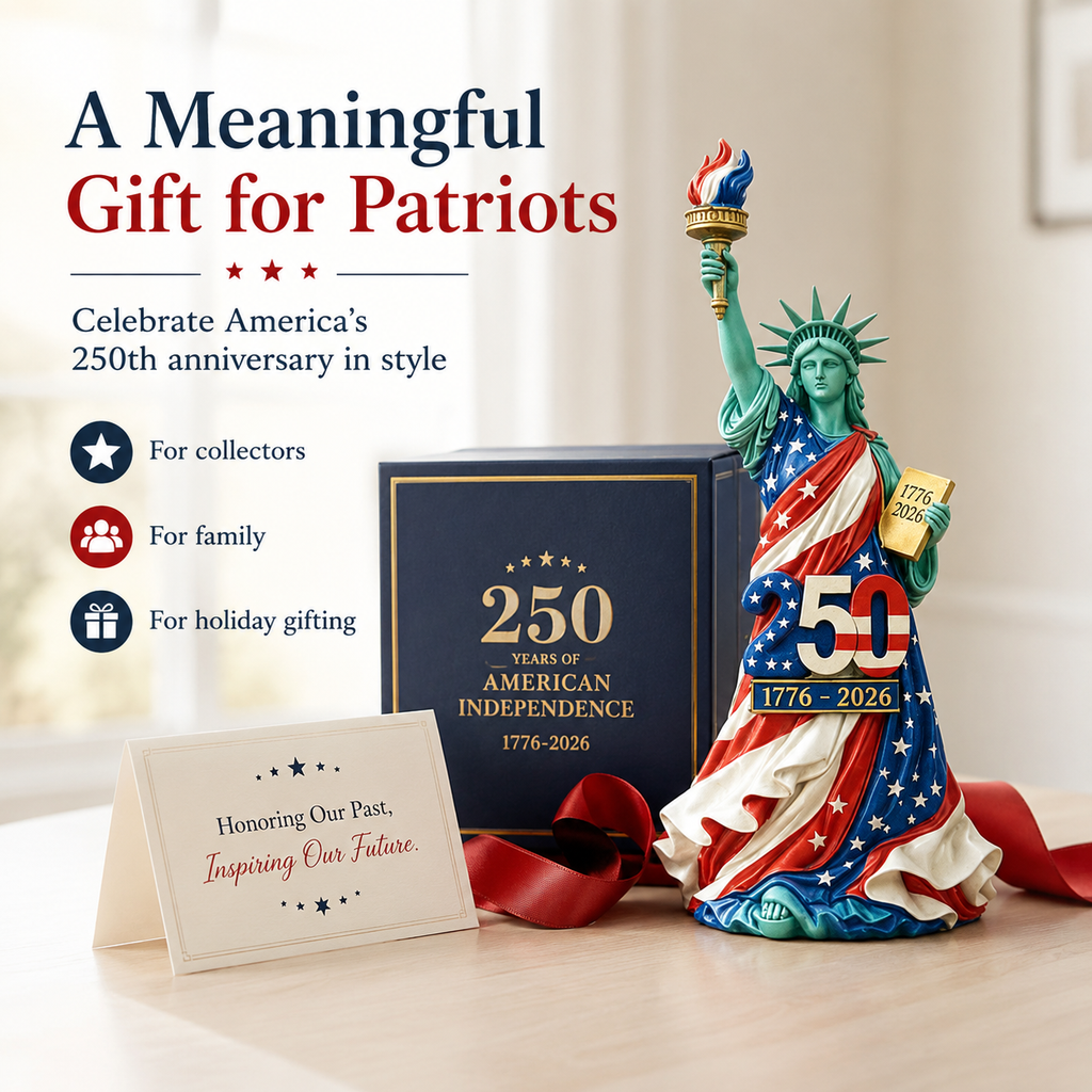 🔥Limited-time promotion🔥Handmade USA 250th Anniversary Statue of Liberty Figurine