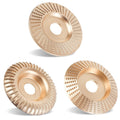 🔥 3PCS 4" Wood Carving Disc Set — The Ultimate Woodworking Game-Changer
