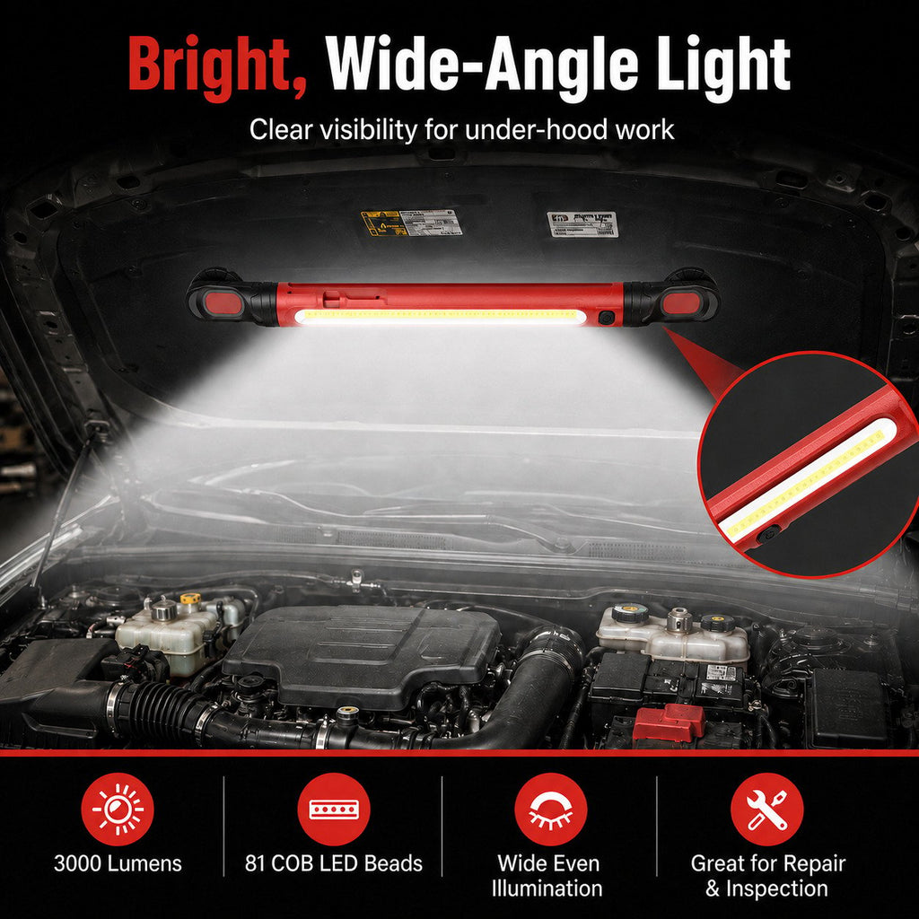 Father's Day Promotion SAVE 49% & FREE SHIPPING🔥3000LM Rechargeable Magnetic LED Work Light Bar